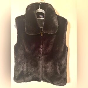 Brooks Brothers Faux Fur Vest - L/XL